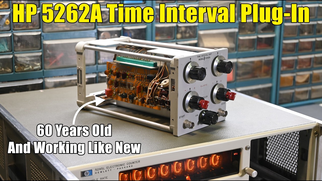 HP 5262A Time Interval Plug-In, Measurement Example (Part 7 of Plug-In Series)