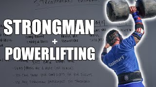 Strongman programming 101 (Program template incorporating strongman & powerlifting)