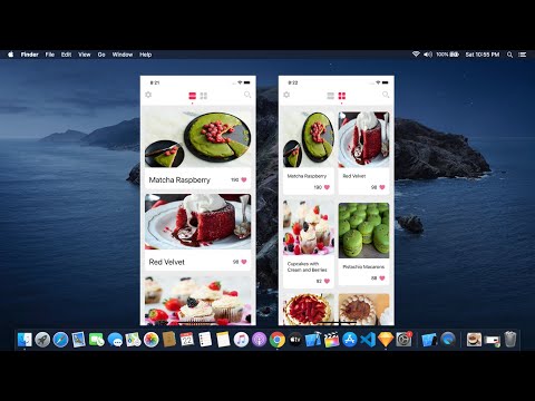 Designing Desserts App UI Using SwiftUI - Stack And Collection View Using SwiftUI - SwiftUI Tutorial