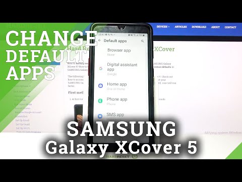 How to Change Default Apps in SAMSUNG Galaxy XCover 5 – Personalize Default Apps