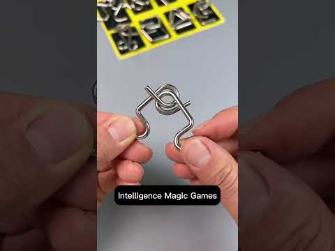 Hanyama Mini Metal Ring Puzzles Gadgets | Mini Games P93 #puzzles #gadgets #hanayama