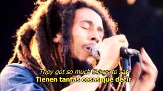 So much things to say - Bob Marley (ESPAÑOL/ENGLISH)