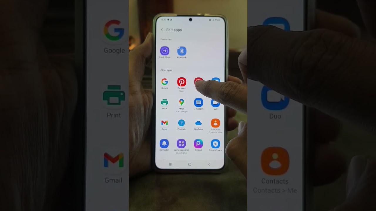 Galaxy Quick Tips - Topic 69 : Customizable Share Menu