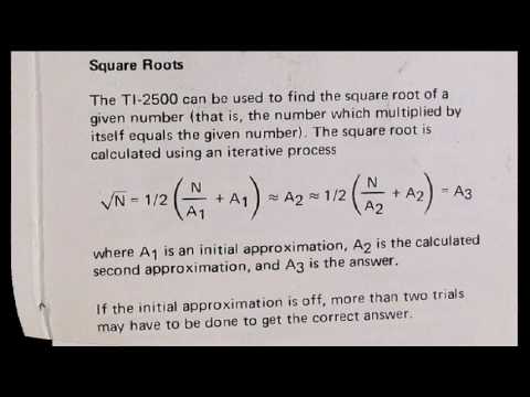 TI 2500 Datamath, manual