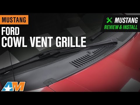 1999-2004 Mustang Ford Cowl Vent Grille Review & Install