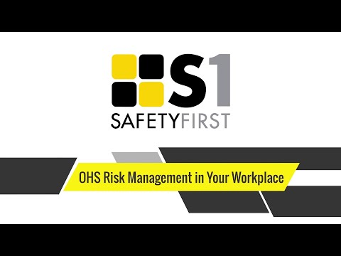 OHS Risk Management - Safety First - Safety Basics