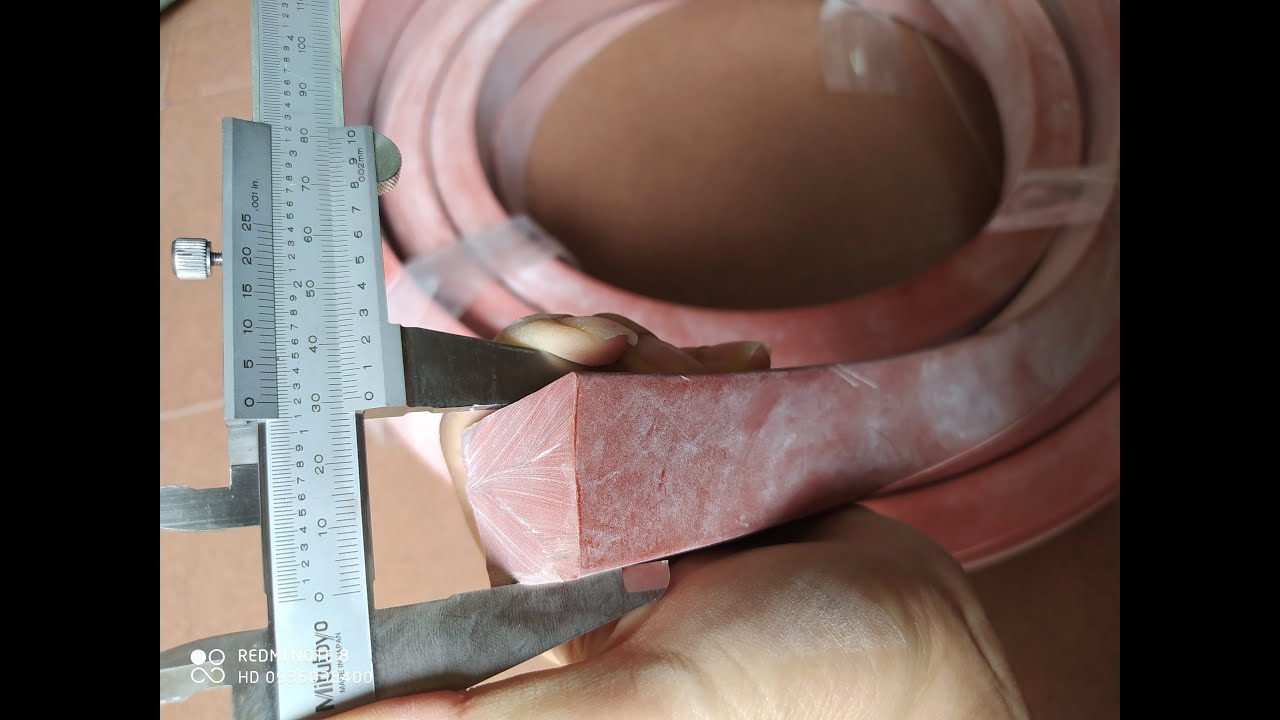 Gioăng cao su chịu nhiệt silicone màu đỏ