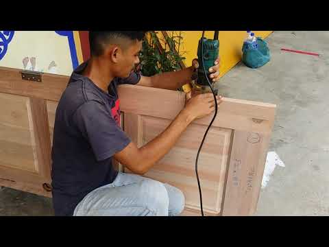 , title : 'Cara Cara Pasang Pintu 2 Daun #028 How To Install Door #how #cara #pasang #woodworking'