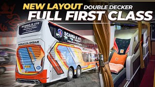 Download lagu FULL FIRST CLASS ‼️ Ride the New Concept Double Decker at Rosalia Indah Solo Jakarta mp3