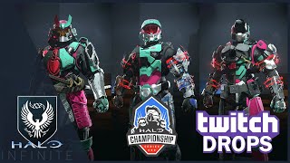 ALL 22 HCS Worlds Item Drops - Twitch Drops- Halo 