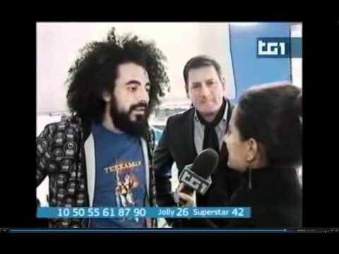 Caparezza & Tony Hadley @ Tg 1 18/01/11