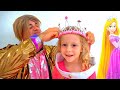 Nastya Turns Into A Princess