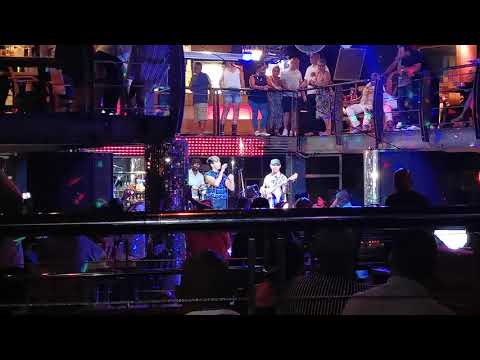 Matthew O'Connell on vocals with Sammy Webber and Sean O'Connell