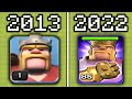 barbarian king in 2013 vs now