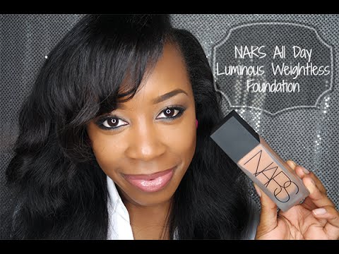 NARS All Day Luminous Weightless Foundation Review | Andrea Renee Video