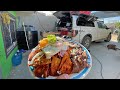 Cooking My Favorite Breakfast out of the back of my Truck | Chilaquiles Rojos