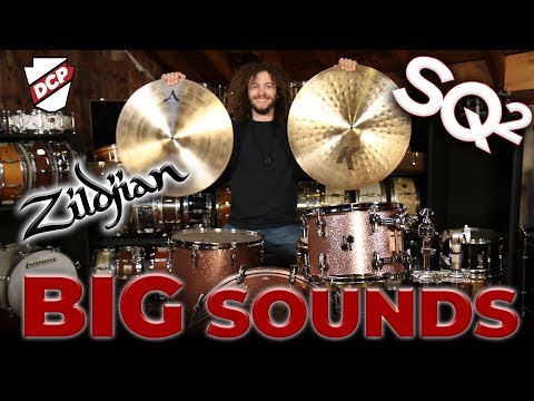Exclusive Zildjian A Sweet and Kolossal K Cymbal Sets w/ Sonor SQ2 Rock Kit
