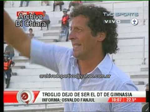 Pedro Troglio dejo de ser el entrenador de Gimnasia y Esgrima de La Plata 2007 DV-30054