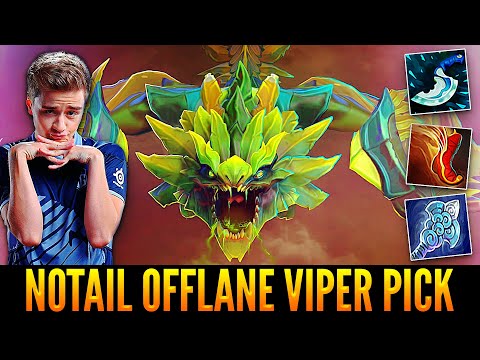 👉 Notail Trying Something Else - Viper Offlane - Super Mobile Speed Build - Dota 2