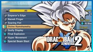 How To Get Ultra Instinct Goku Skills Free Update Moves Dragon Ball Xenoverse 2