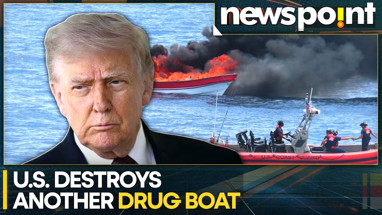 US Drug Boat Strike: Two Dead After US Strikes Another Alleged Drug Boat in Pacific Ocean | WION