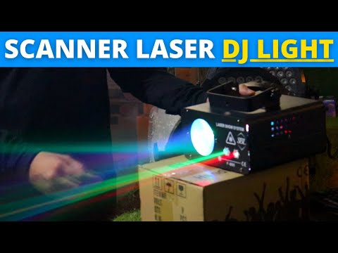 Scanner laser dj light unboxing and review || dj guruji