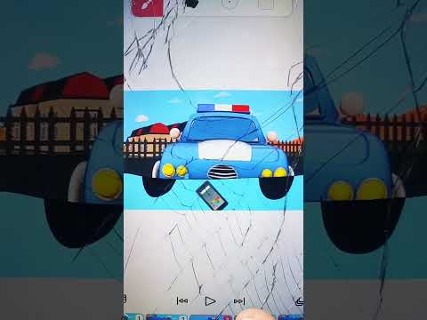 Baby bus monster police car road rangers sheriff his sleep a phone daddy is angry 🚓🤣😭