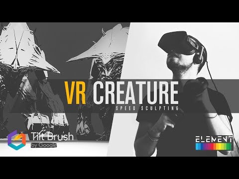 VR Tilt Brush | Speed Sculpting Creature | Concept art #4