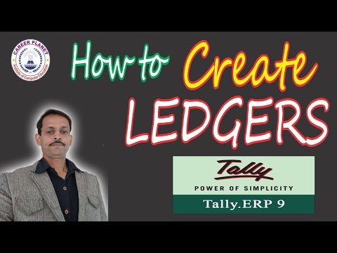 How to Create Ledgers in Tally ERP 9 (Hindi) | Ledger Creation in Tally ERP 9