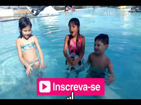 UM DIA NA PISCINA DA FAZENDINHA COM MEUS PRIMOS