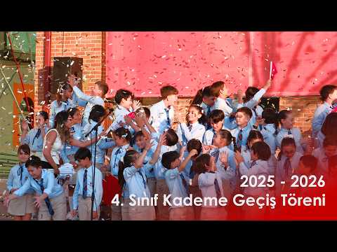 2025 - 2026 4. Sınıf Kademe Geçiş Töreni | Özel Çağdaş Okulları