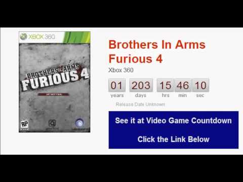 brothers in arms furious 4 xbox 360 trailer