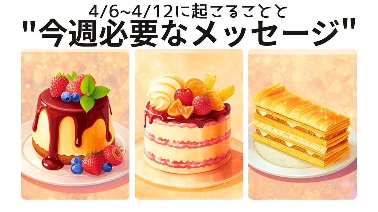 4/6〜4/12に起こることと必要なメッセージ💬