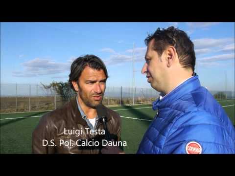 POL. CALCIO DAUNA - PIETRAMONTECORVINO  3 - 1 - Le interviste post partita -