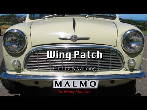 EP24 Classic Mini Wing Repairs | Classic Mini Van Restoration | A Rusty Journey