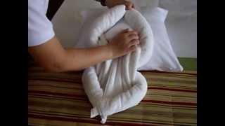 preview picture of video 'Towel Folding - Doubletree Puntarenas, Costa Rica'