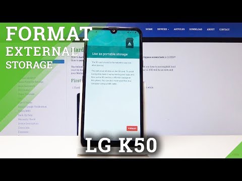 How to Repair Memory Card in LG K50 Format - Format SD Card