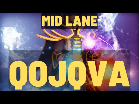 2️⃣ Qojqva Invoker Mid 🔥 Player Perspective | 7.34 Full Gameplay #dota2