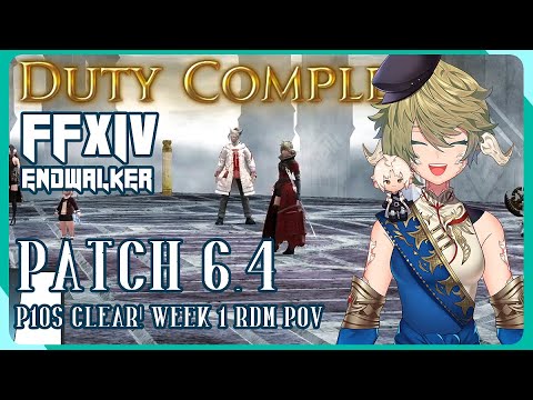 [ FFXIV ] P10S 1ST CLEAR! [RDM POV]