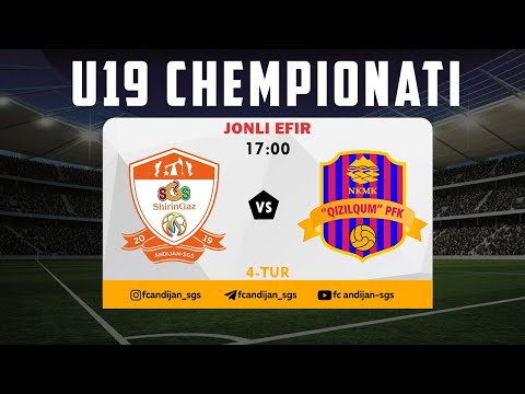 Andijon-SGS - Qizilqum | U19 chempionati 4-tur | JONLI EFIR