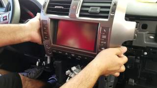 How to Remove Radio / Navigation / Display from Lexus GX460 2014 for Repair.