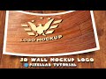 3D Wall Mockup Logo Design In PixelLab Tutorial And Beyond