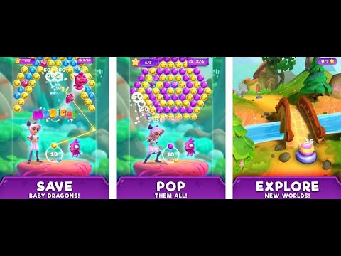 Luna's Quest Bubble Shooter - Gameplay IOS