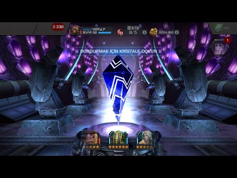 2X6 Star Guillotino 2099 Crystal Opening Marvel Şampiyonlar Turnuvası Marvel Contest of Champions