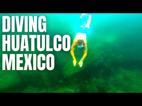 DIVING DEEP SNORKELING NEAR HUATULCO | IAN & SHERRY VLOGS | MEXICO SERIES