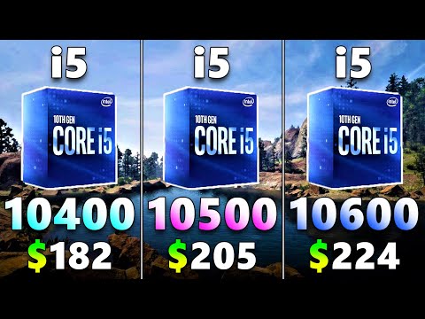 Core i5 10400 vs 10500 vs 10600 | Tested in 16 PC Games
