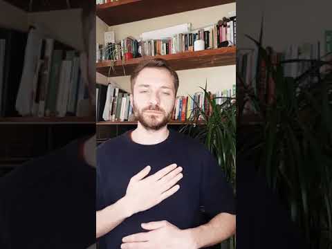 Hand on heart and belly - an anxiety reducing tip