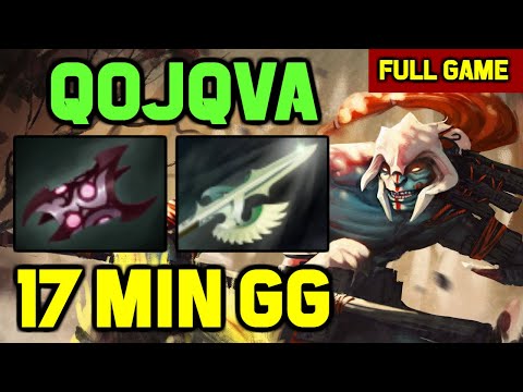 Qojva Huskar MID vs Miracle- Ursa, Mage- Storm spirit - END Game in 17 minutes
