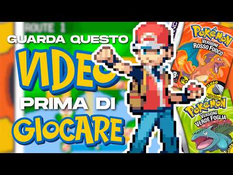 WATCH THIS VIDEO BEFORE PLAYING FIRE RED AND LEAF GREEN!