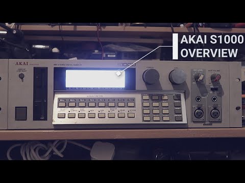 Akai S1000 MIDI Stereo Digital Sampler 1988 - White 8MB imagen 3